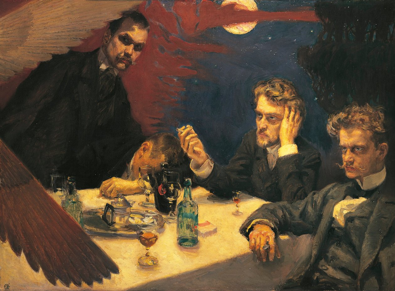 Finlande, Le Symposium, Le Problème - Akseli Valdemar Gallen Kallela