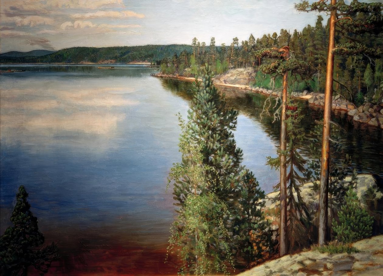 Paysage à Ruovesi - Akseli Valdemar Gallen Kallela