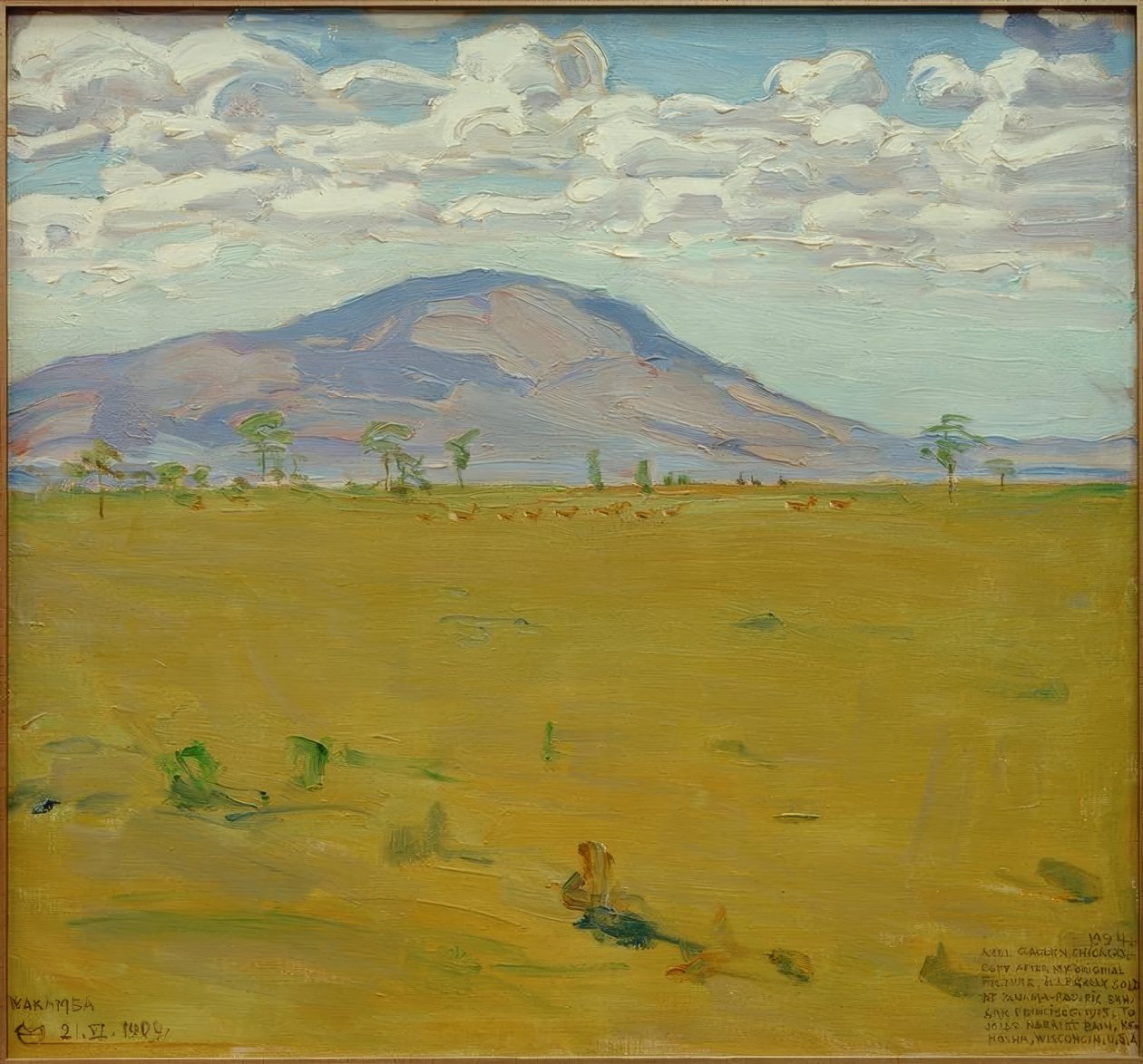Mont Kenya - Plaine Wakamba - Akseli Valdemar Gallen Kallela