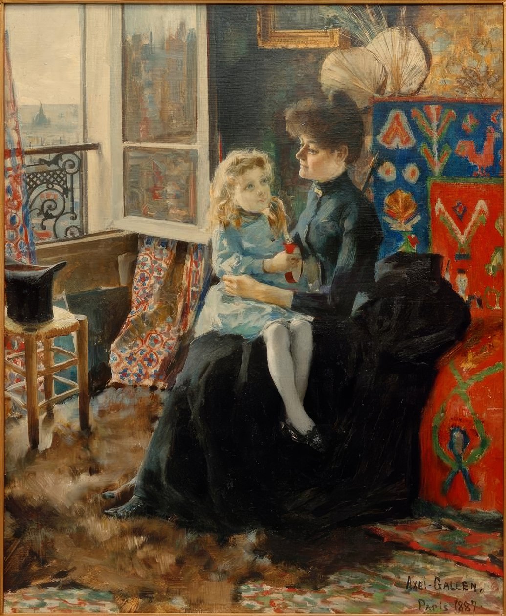 Mère et enfant - Akseli Valdemar Gallen Kallela