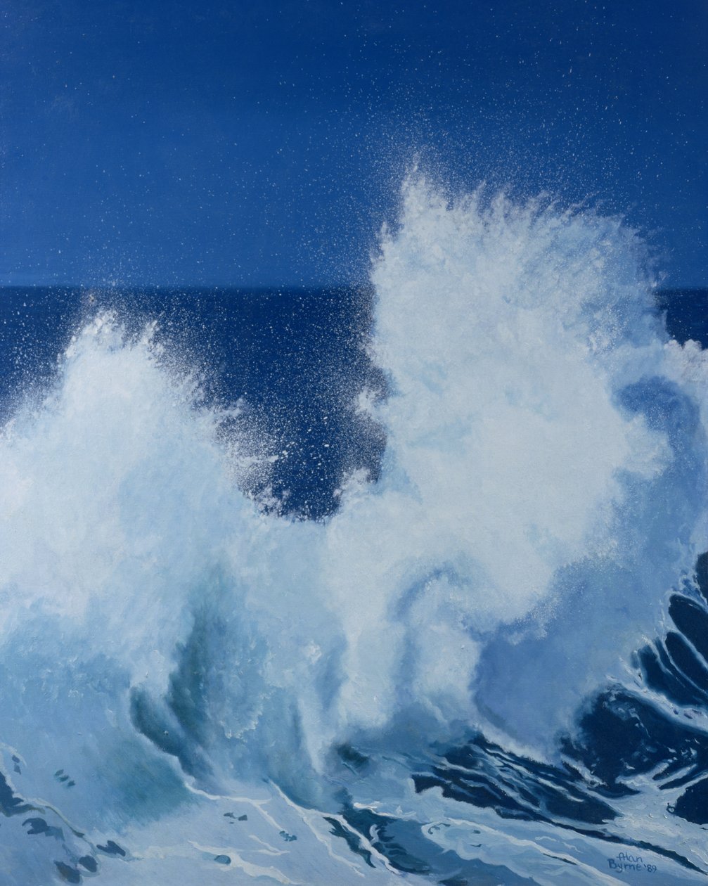 Deux petites vagues déferlantes - Alan Byrne