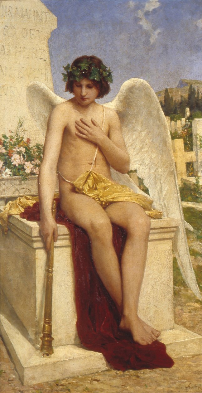 Le Génie de la mort - Albert Anker