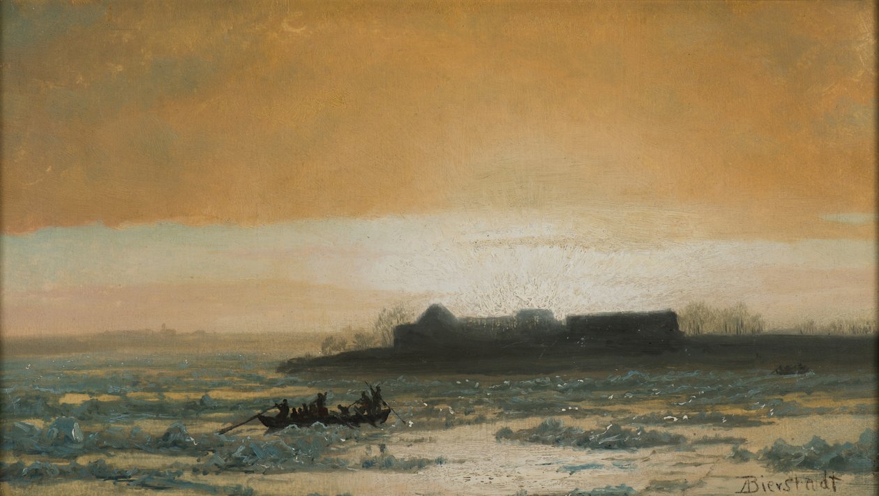 Dégel, 1889 - Albert Bierstadt