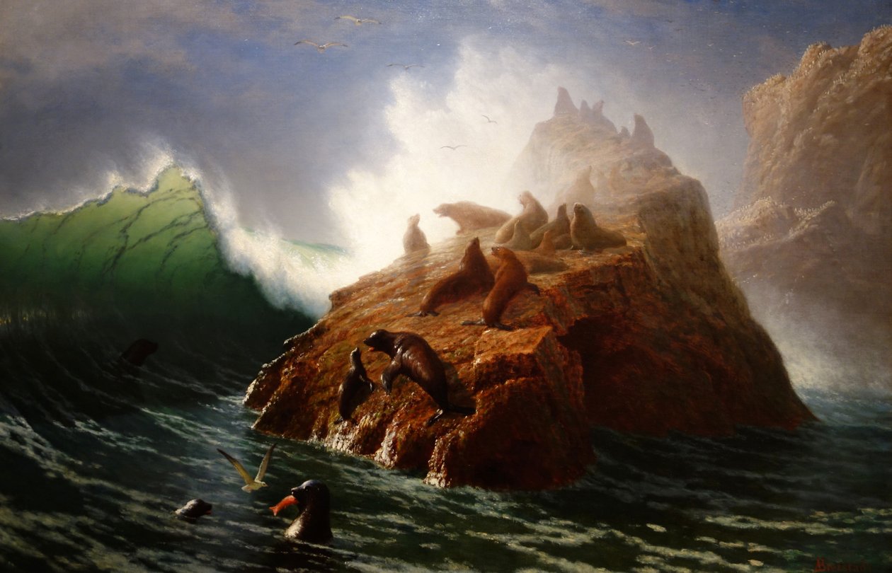 Rocher du Sceau - Albert Bierstadt