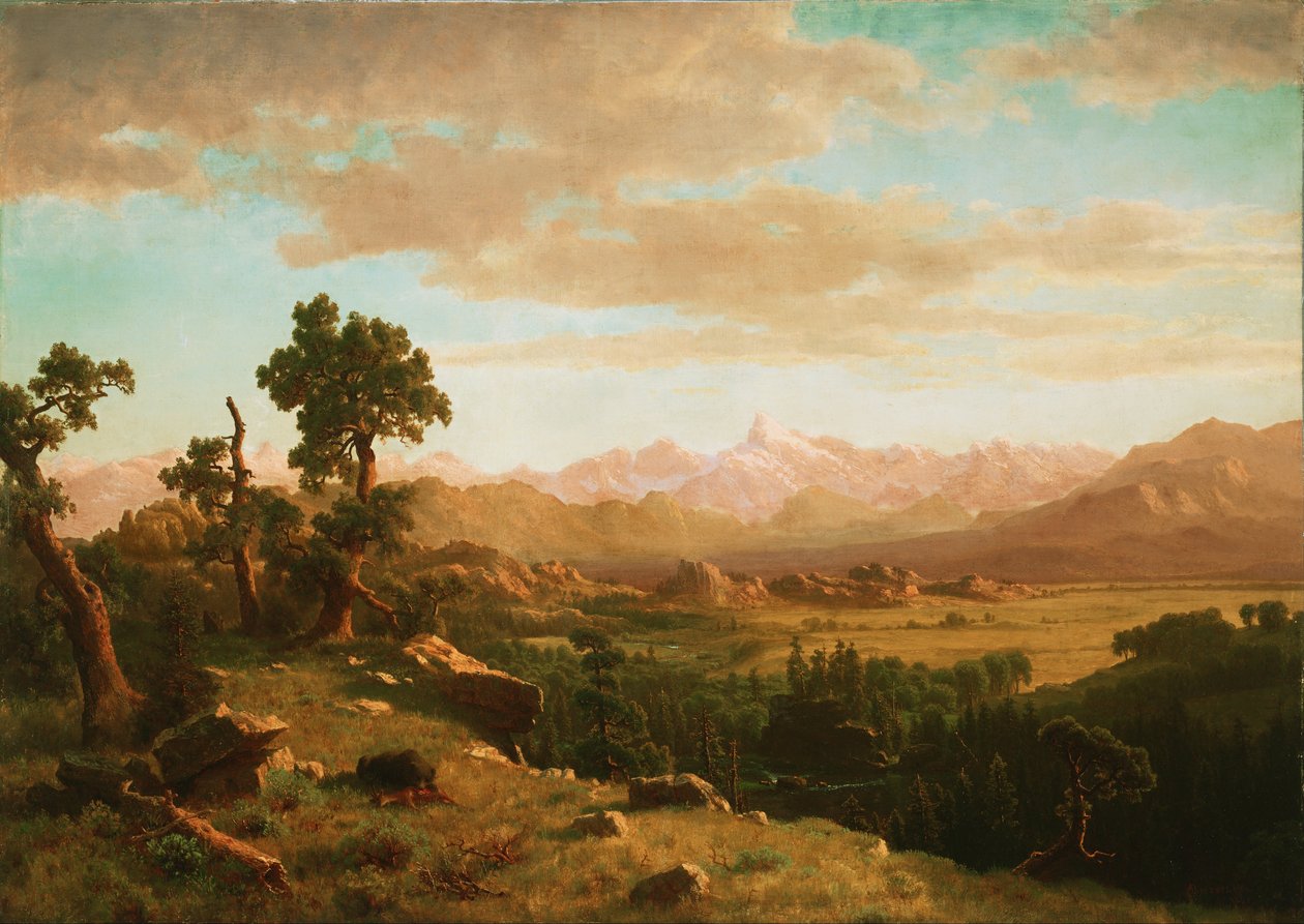 Pays de la rivière Wind - Albert Bierstadt