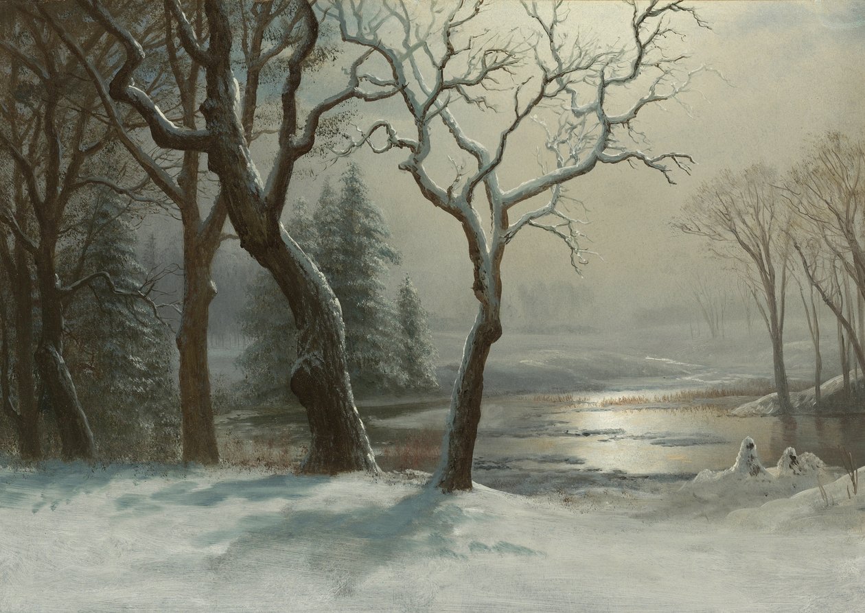 Hiver à Yosemite - Albert Bierstadt