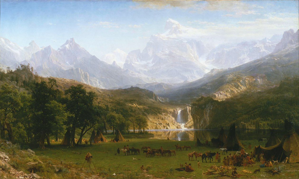 Landers Peak de Bierstadt - Albert Bierstadt