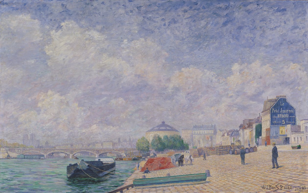 La Seine à Bercy, 1885 - Albert Dubois Pillet