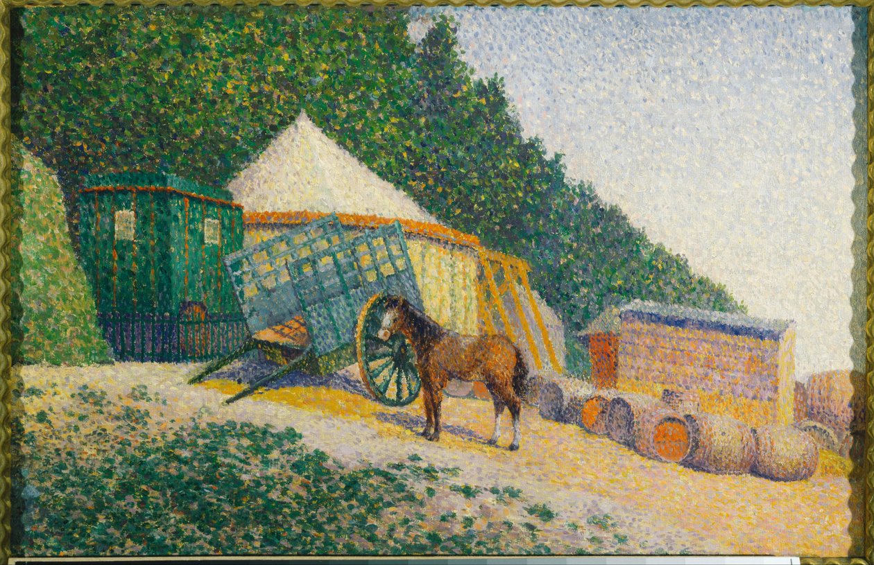 Petit camp de cirque - Albert Dubois Pillet