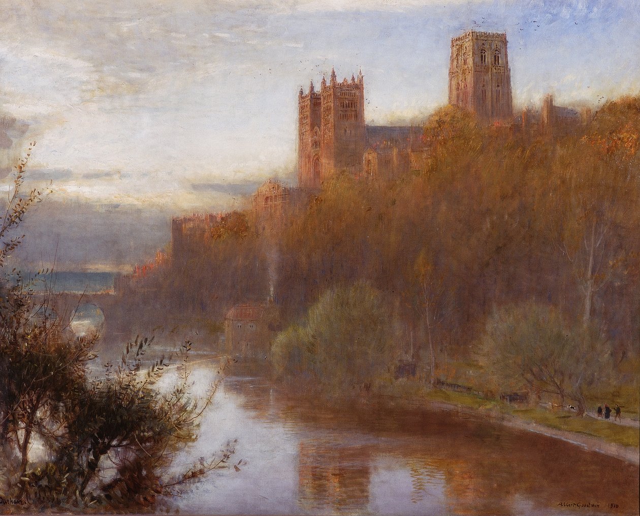Cathédrale de Durham, 1910 - Albert Goodwin