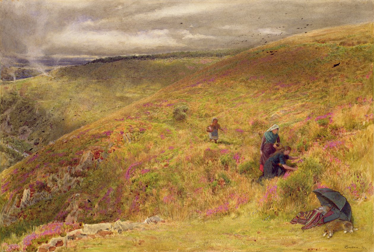 Sur les South Downs, 1879 - Albert Goodwin