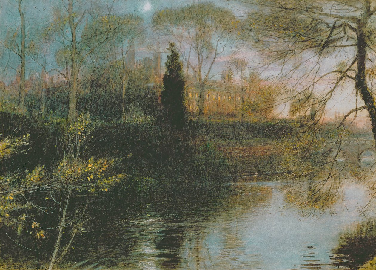 Les Backs, Cambridge, 1908 - Albert Goodwin