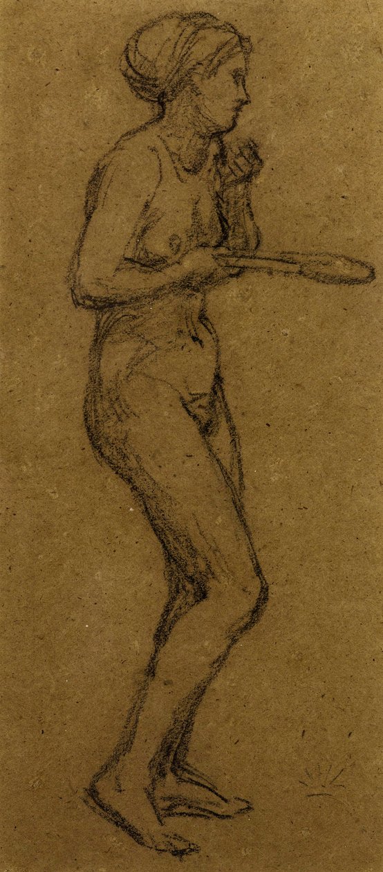 Étude pour le volant, c.1870 - Albert Joseph Moore