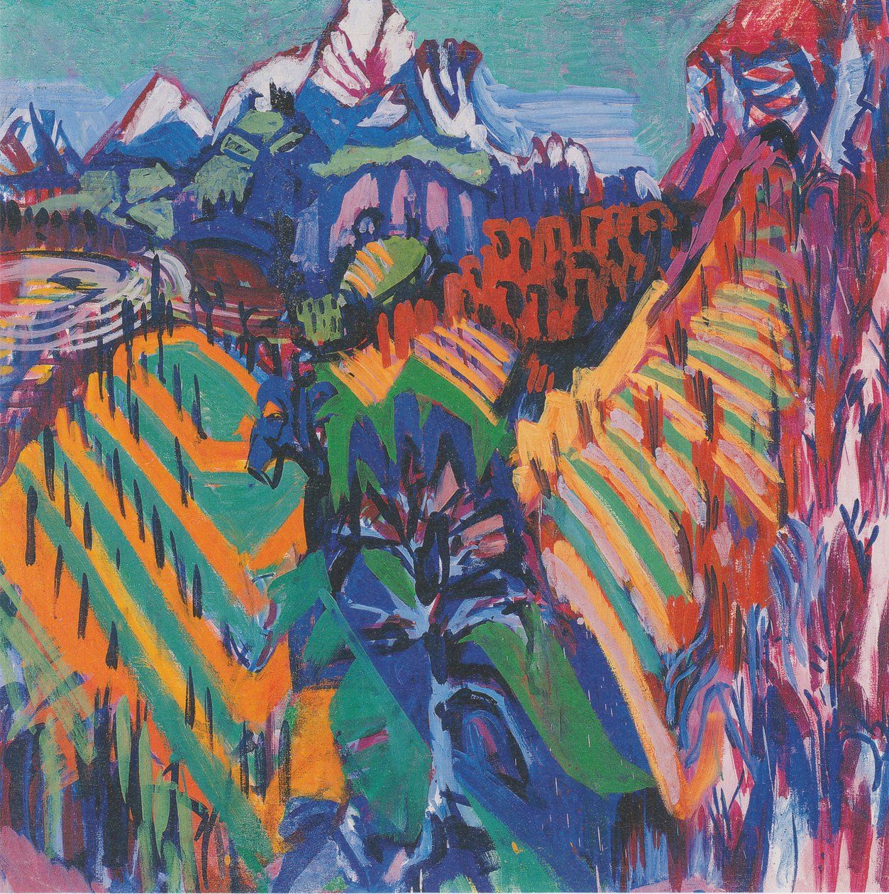 Vignobles au Tessin - Albert Muller