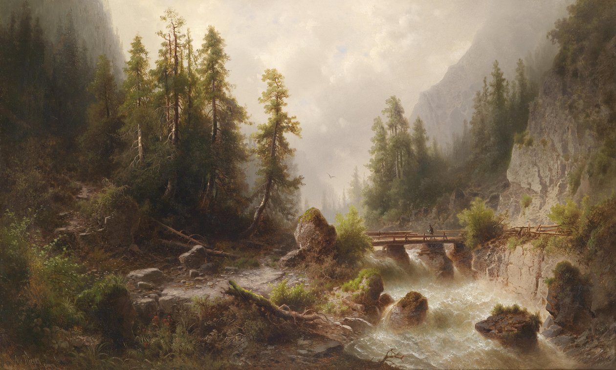 Ruisseau de montagne - Albert Rieger