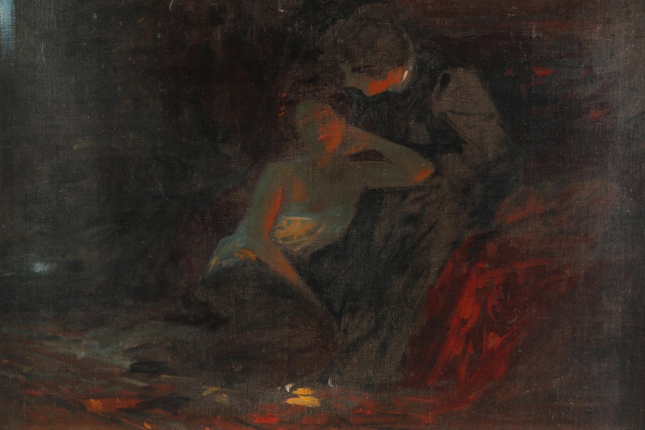 Couple amoureux - Albert Ritzberger