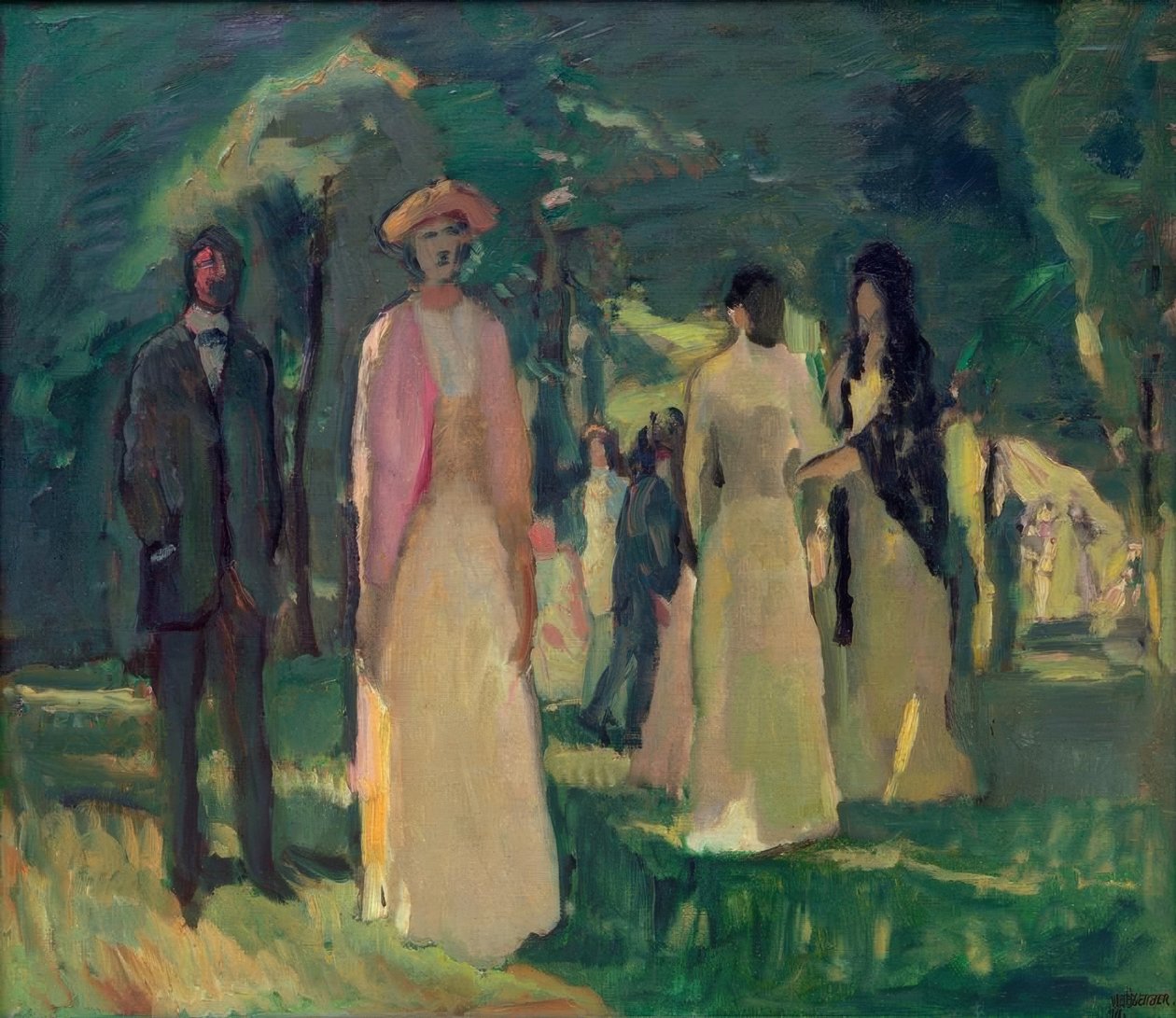 Fête de jardin - Albert Weisgerber