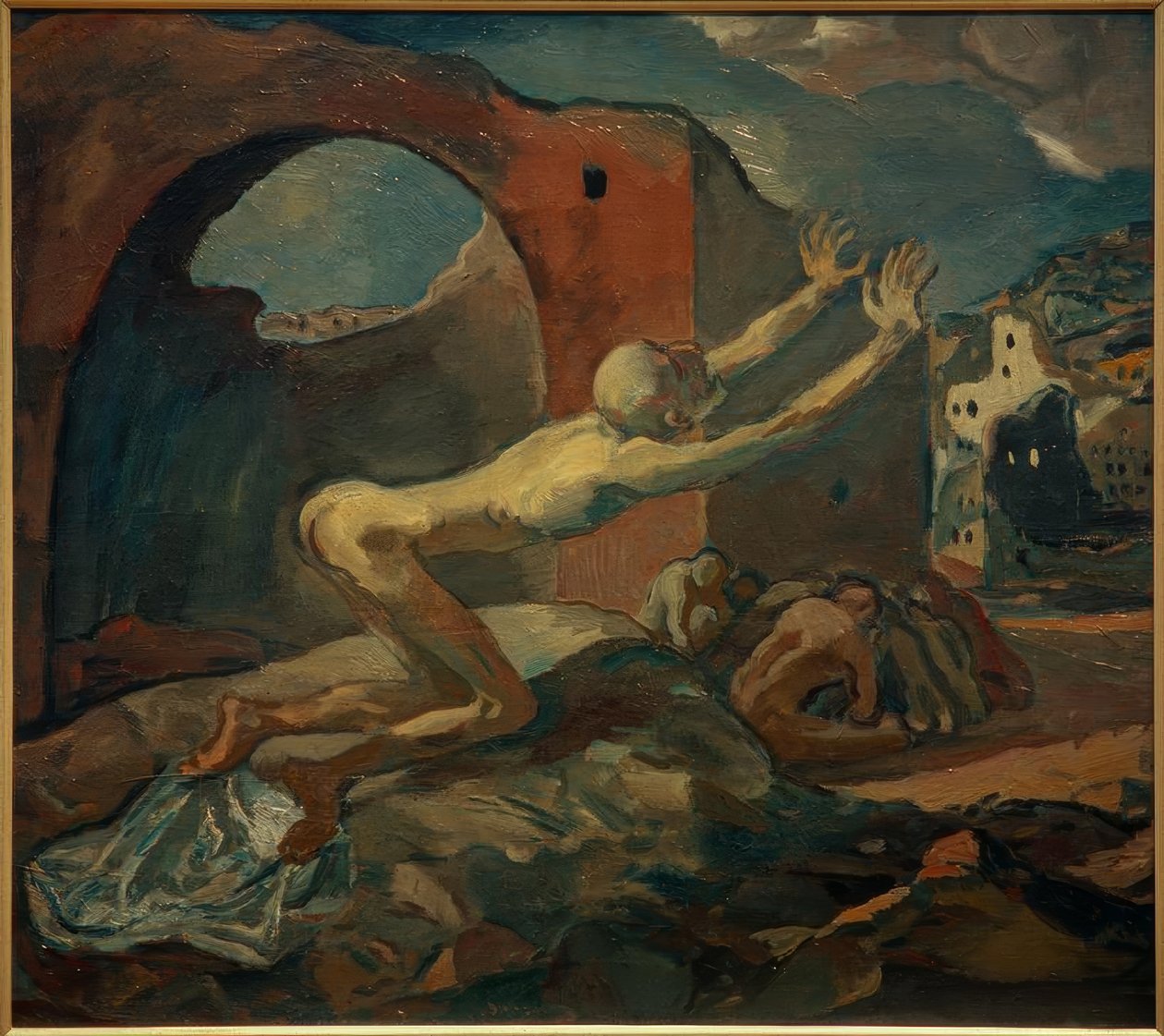 Jérémie en deuil dans les ruines - Albert Weisgerber