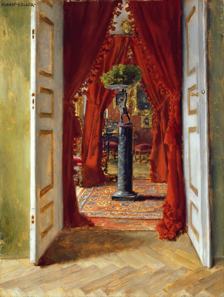 La Chambre Rouge, 1882 - Albert von Keller