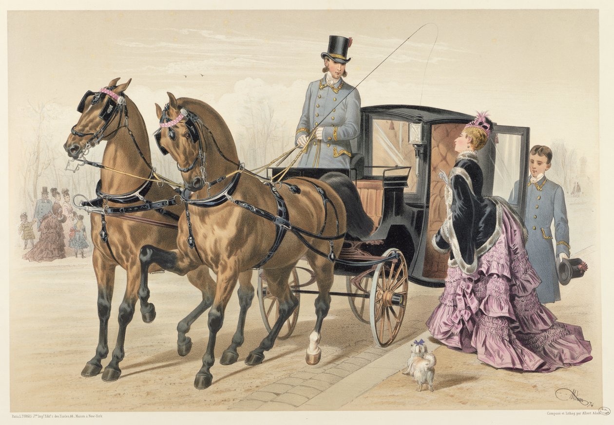 Chevaux anglais - Albert Adam