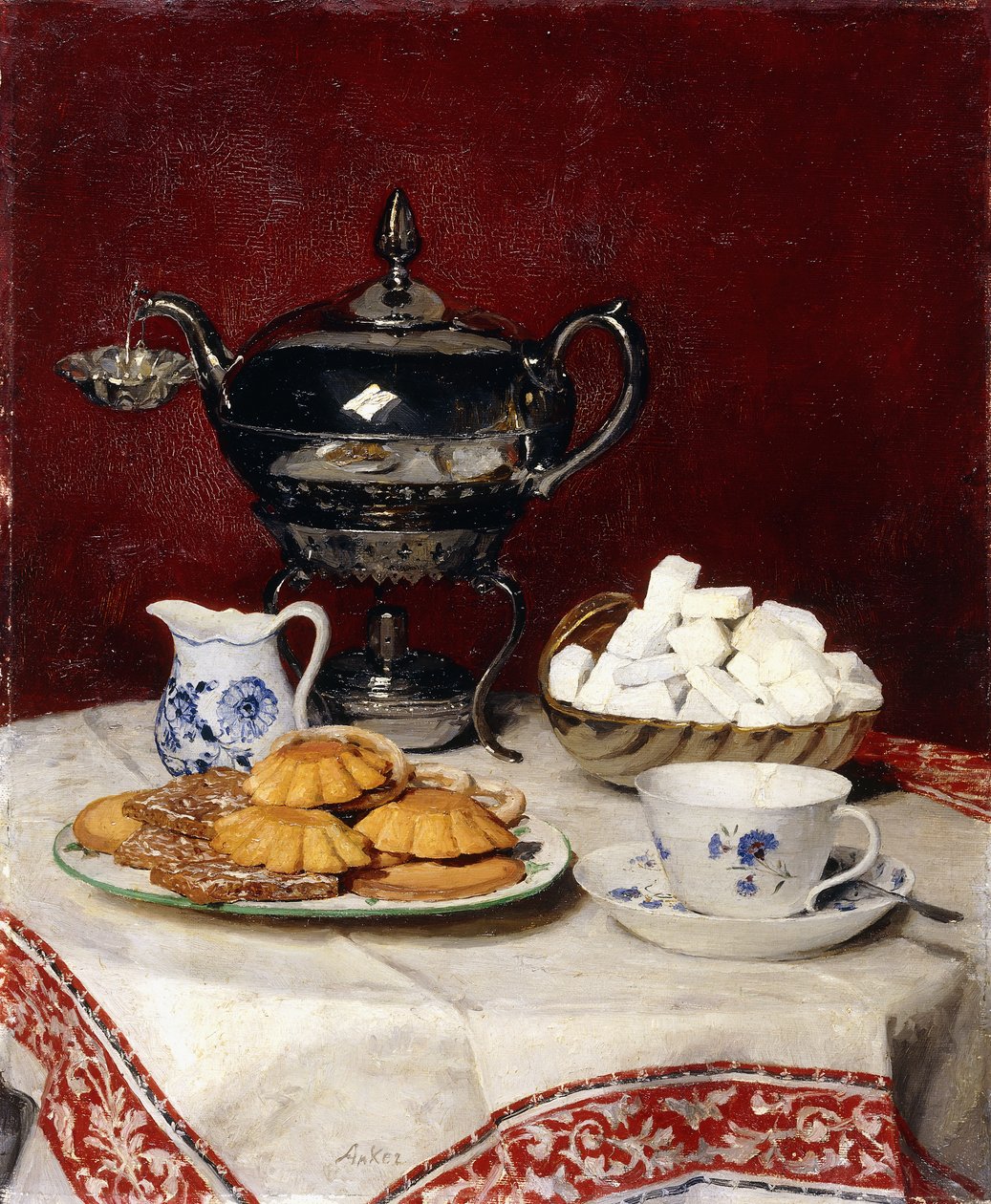 Nature Morte : Thé Savoureux - Albert Anker