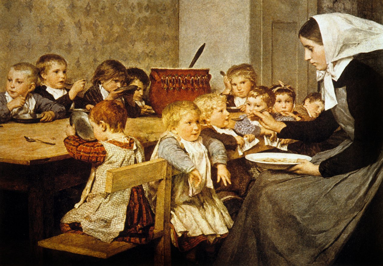 La crèche en Suisse - Albert Anker