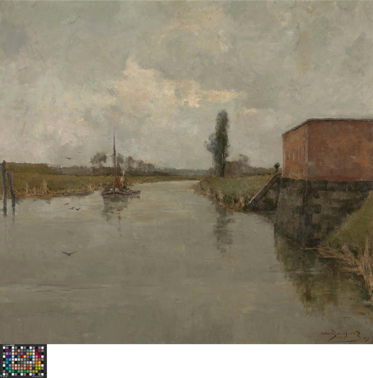 Vue des environs de Termonde - Albert Baertsoen