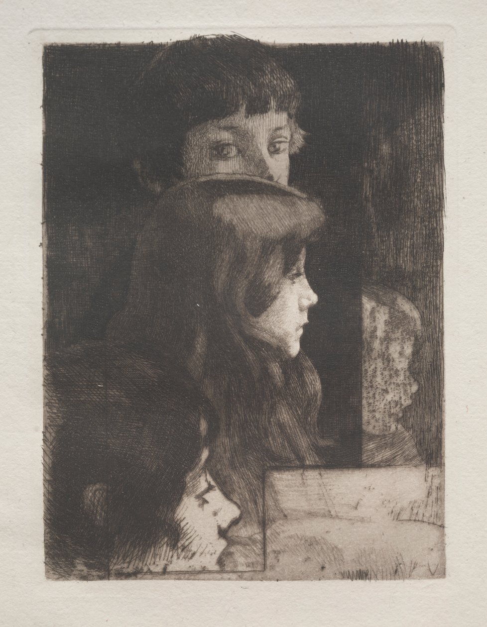 Étude de têtes - Albert Besnard