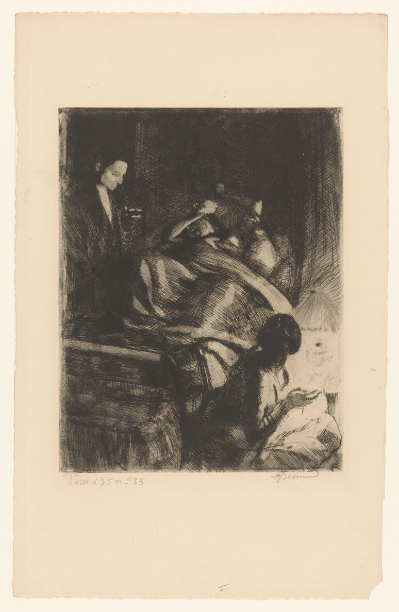 Femme en couche - Albert Besnard