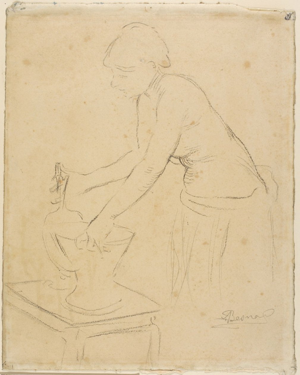 Femme à sa toilette - Albert Besnard