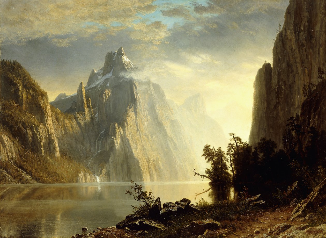 Un lac dans la Sierra Nevada - Albert Bierstadt
