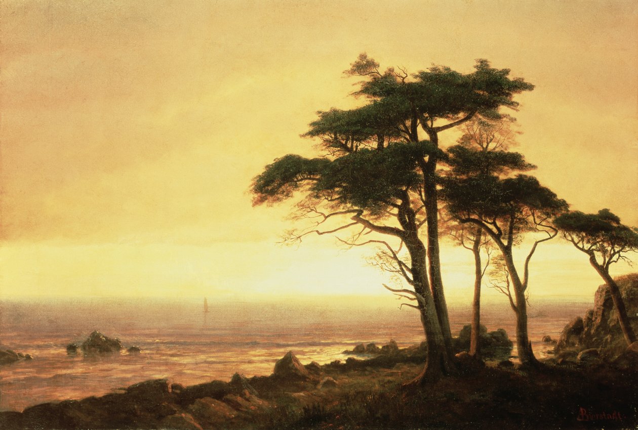 Côte californienne - Albert Bierstadt