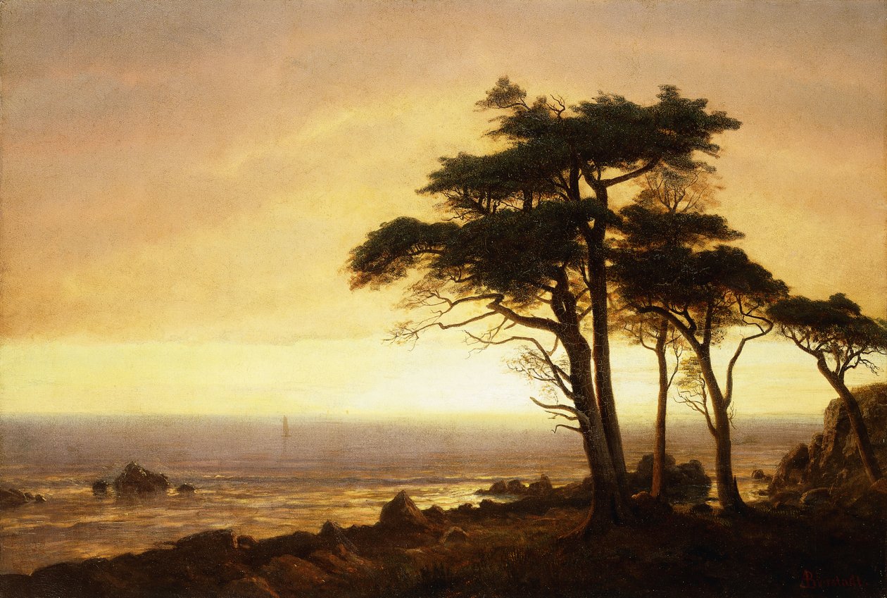 Côte californienne - Albert Bierstadt