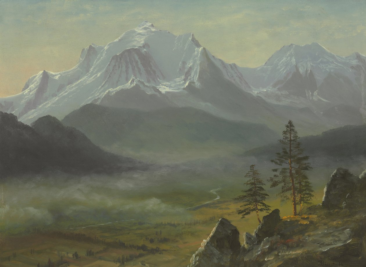 Mont Blanc - Albert Bierstadt