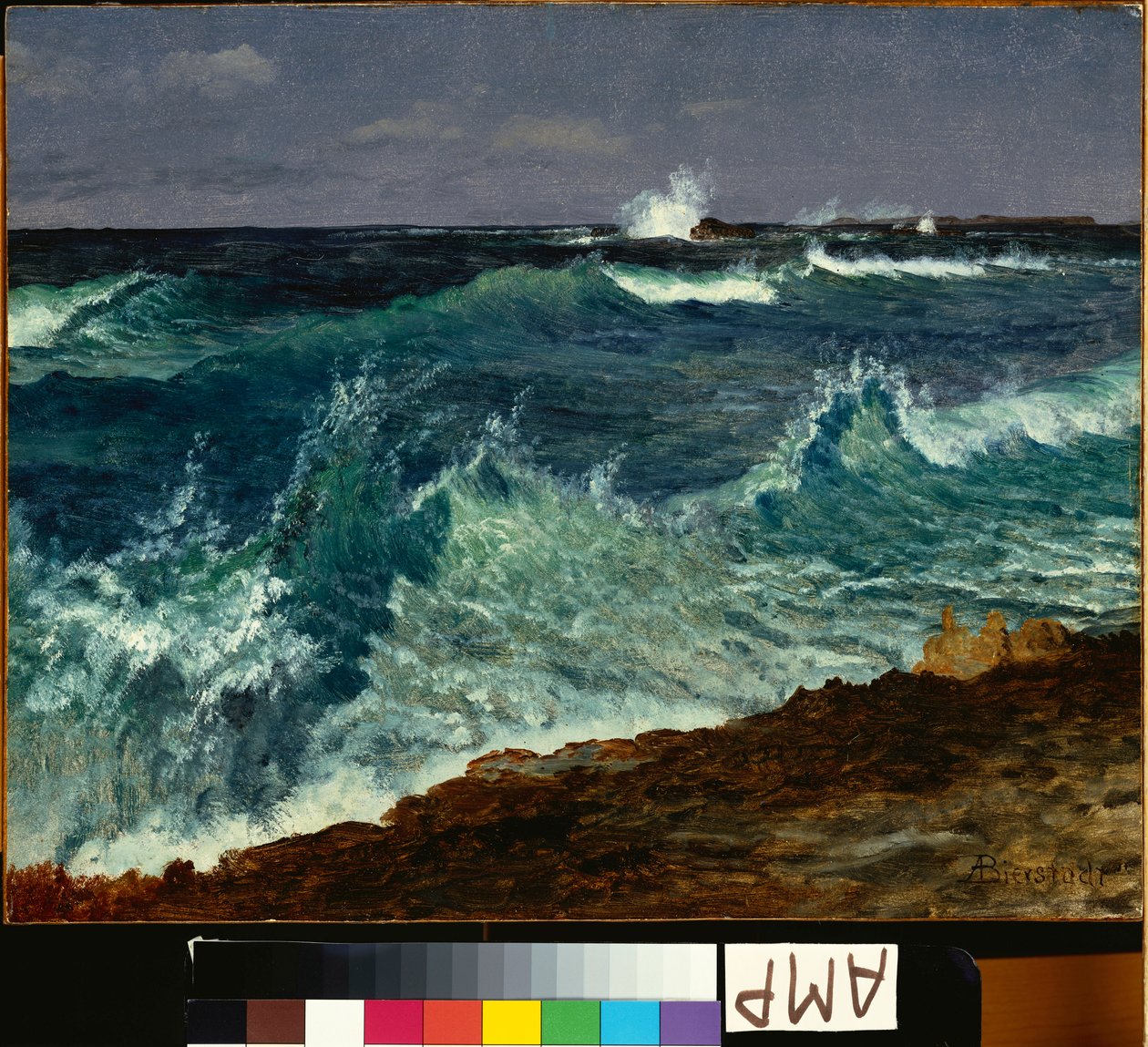 Paysage marin - Albert Bierstadt