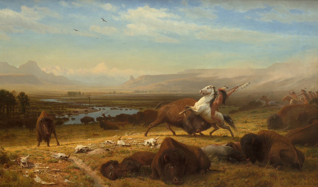Le Dernier des bisons, vers 1888 - Albert Bierstadt