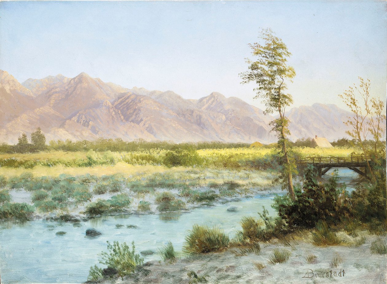 Paysage occidental - Albert Bierstadt