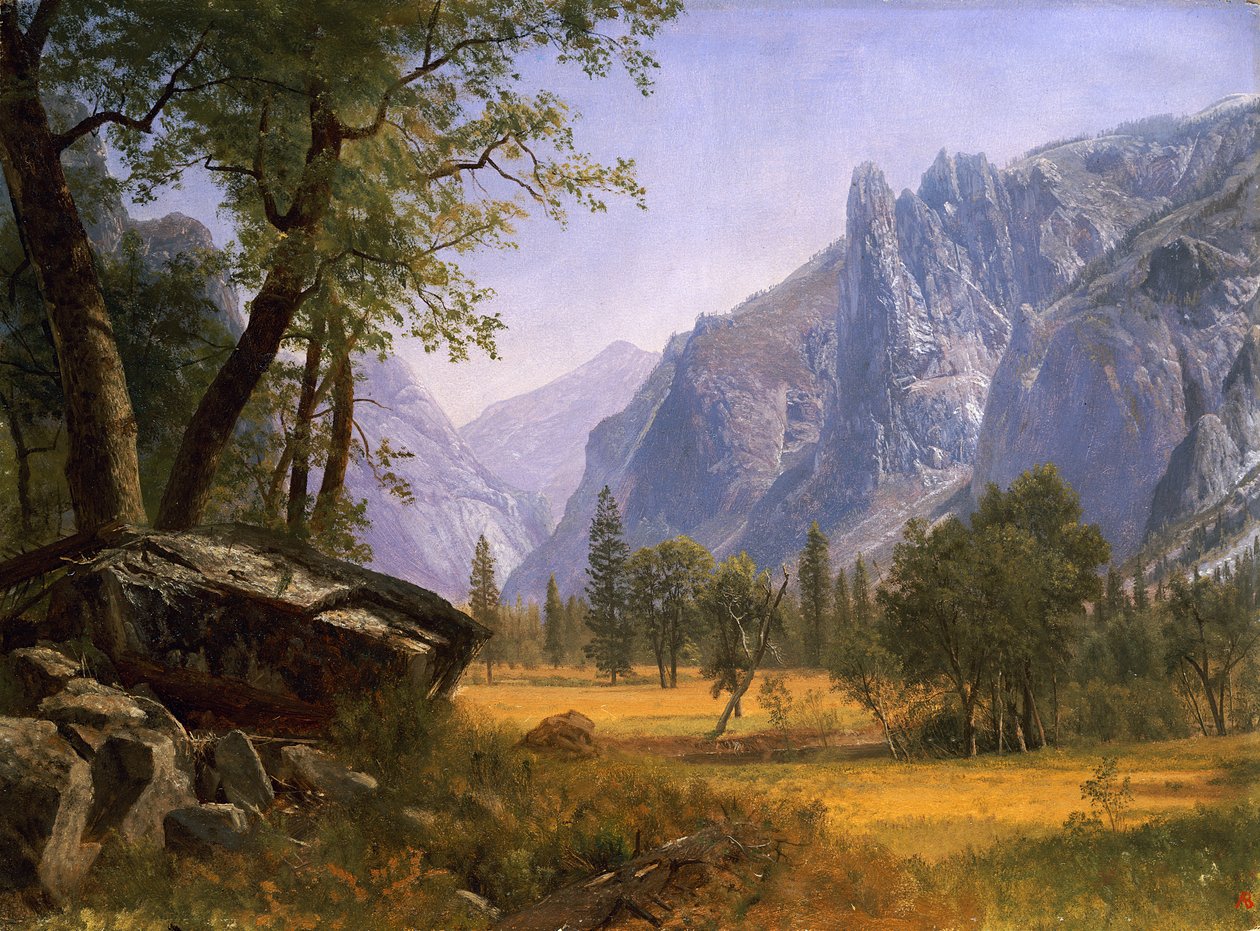 Vallée de Yosemite - Albert Bierstadt