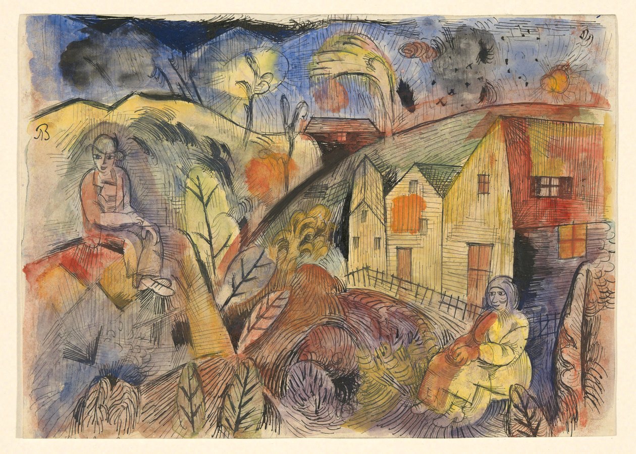 Villageois - Albert Bloch