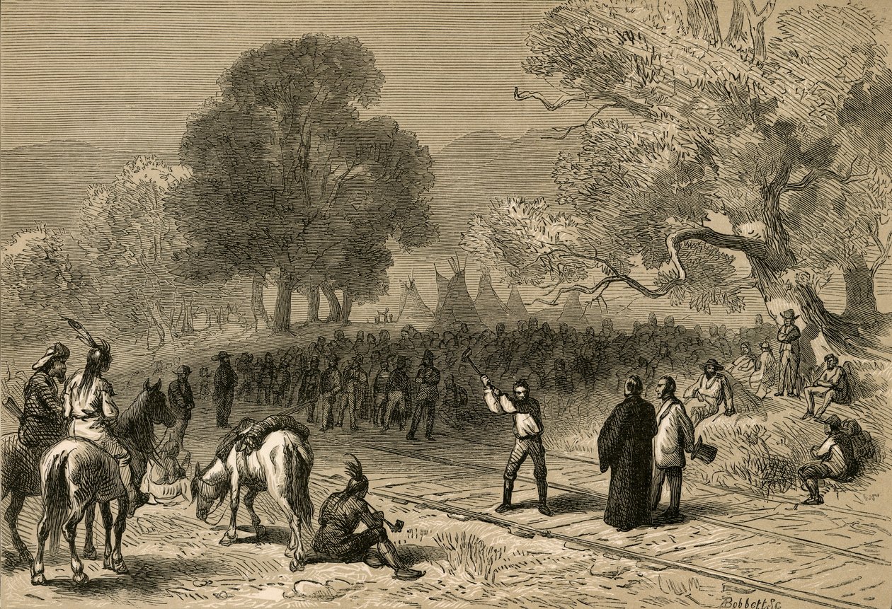 Achèvement du chemin de fer du Pacifique, 1878 - Albert Bobbett