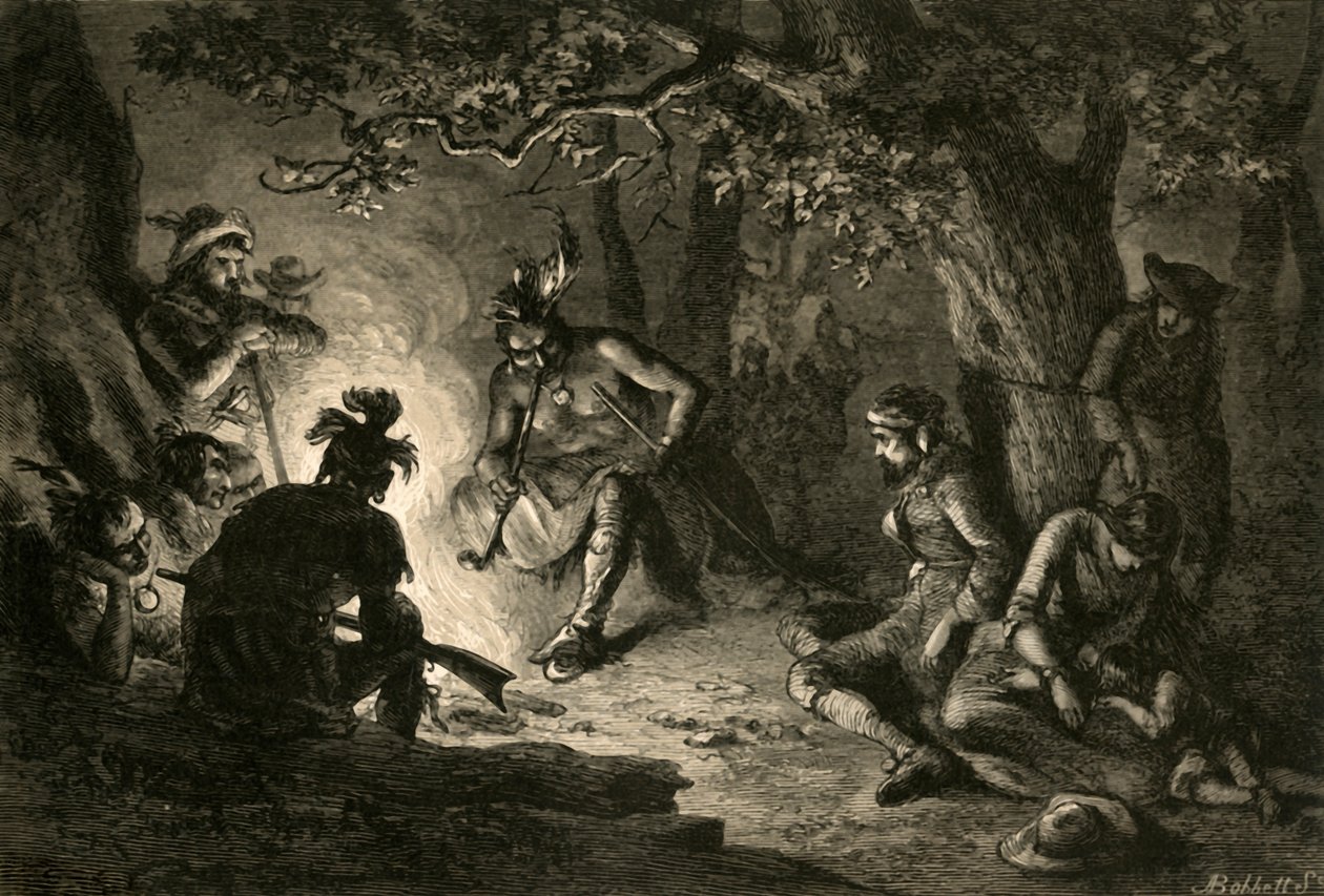 Prisonniers de la vallée du Wyoming, 1877 - Albert Bobbett