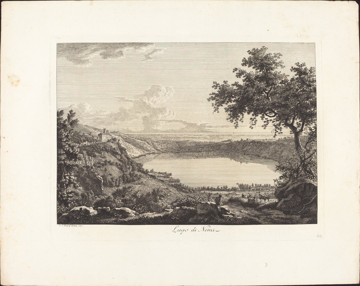 Lago di Nemi - Albert Christoph Dies
