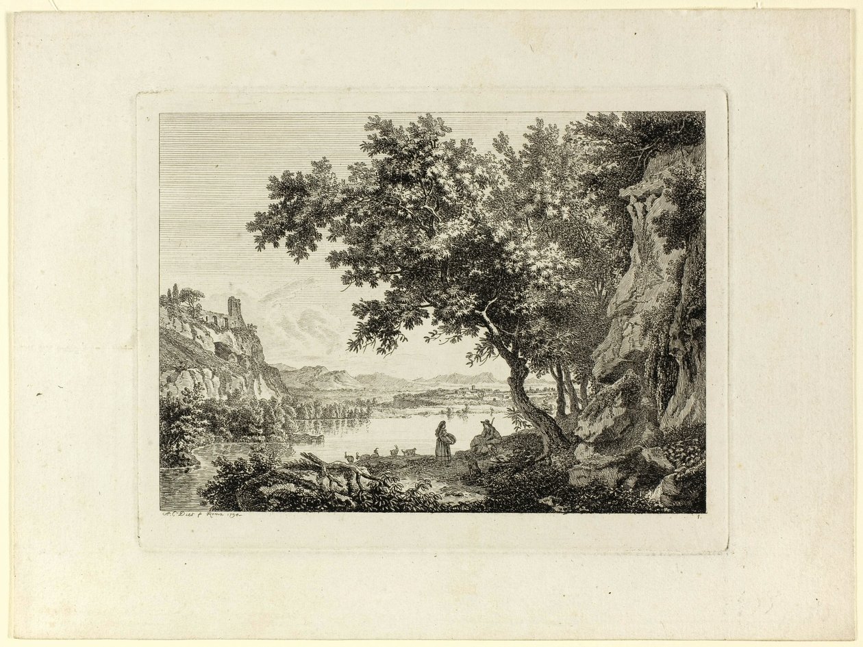Lac de Nemi - Albert Christoph Dies