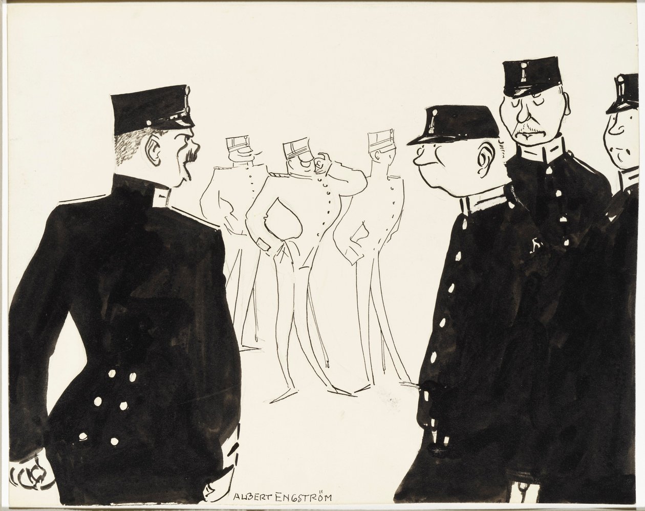 Le sergent : "Ne jurez pas comme ça" - Albert Engstrom