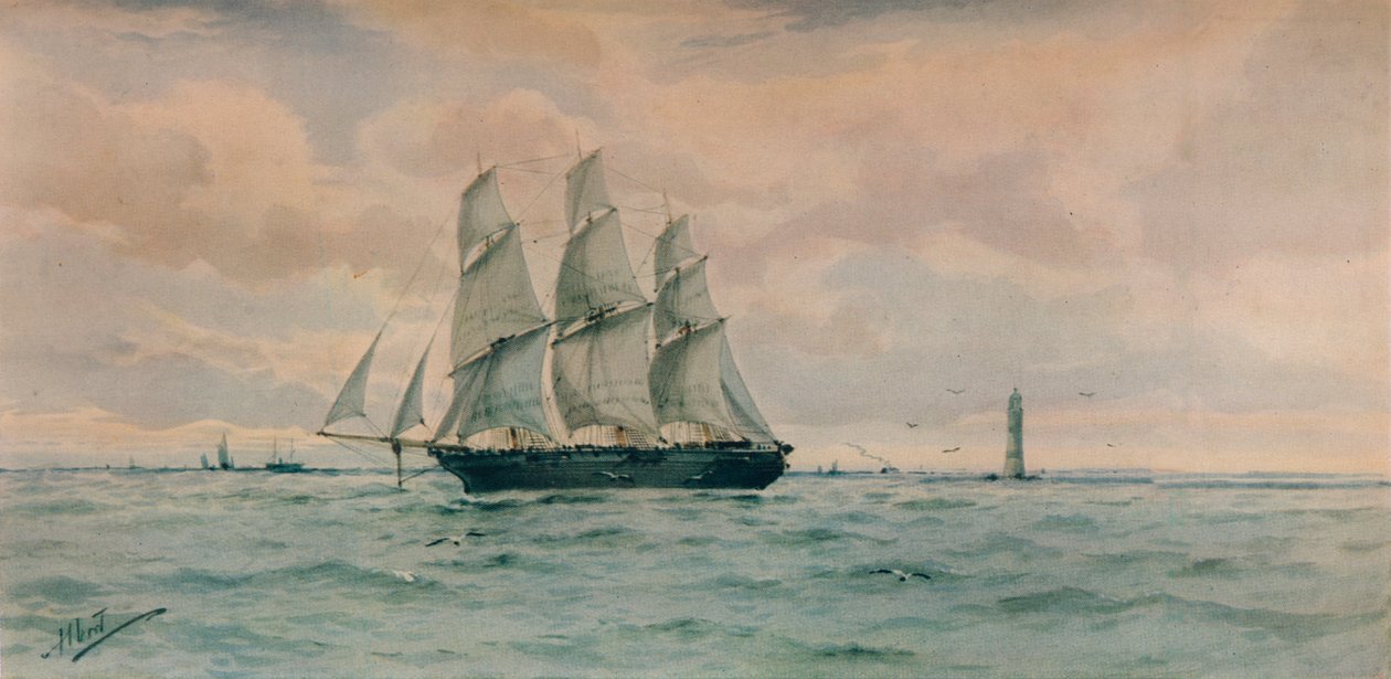 Paysage marin, vers 1895 - Albert Ernest Markes