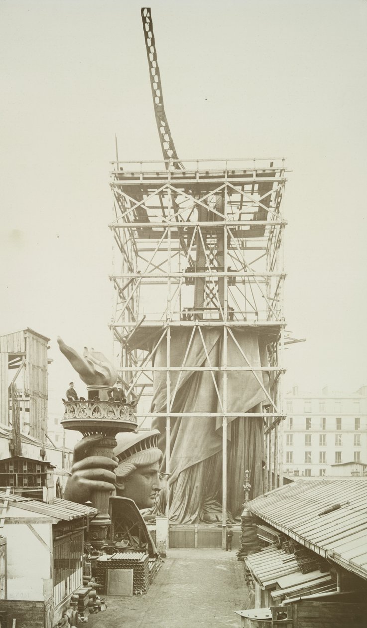 Assemblage de la Statue de la Liberté, 1883 - Albert Fernique