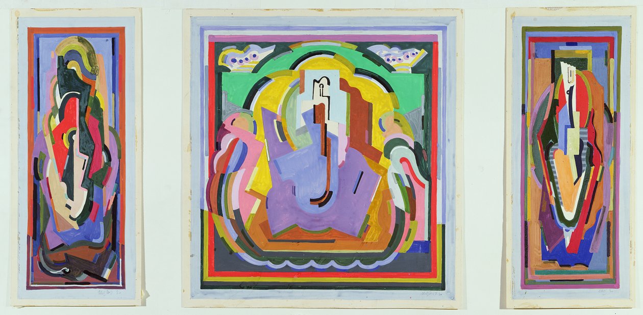 Étude pour un triptyque - Albert Gleizes