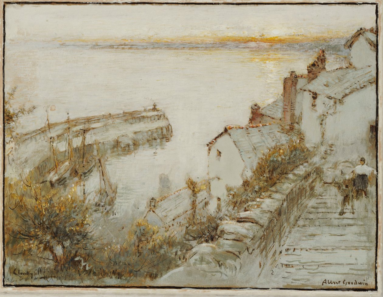 Clovelly - Albert Goodwin
