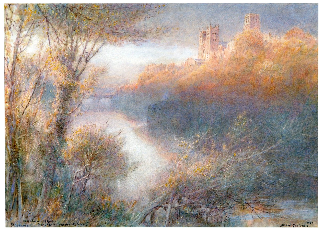 Cathédrale de Durham, 1903 - Albert Goodwin