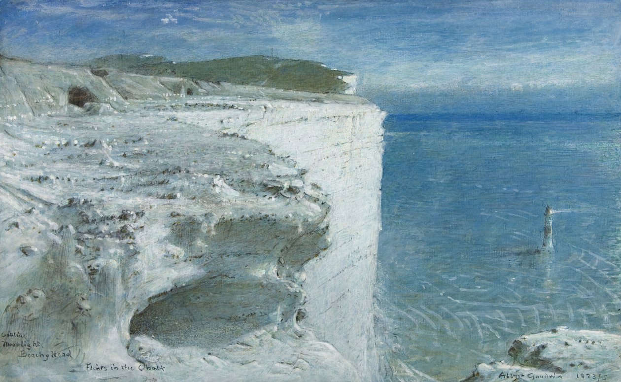 Lune gobeline, Beachy Head - Albert Goodwin